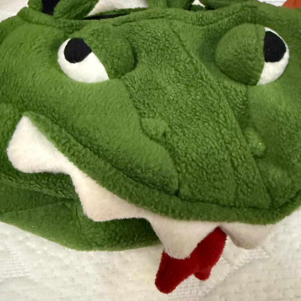 Pottery Barn Kids Plush Dragon Halloween Bag